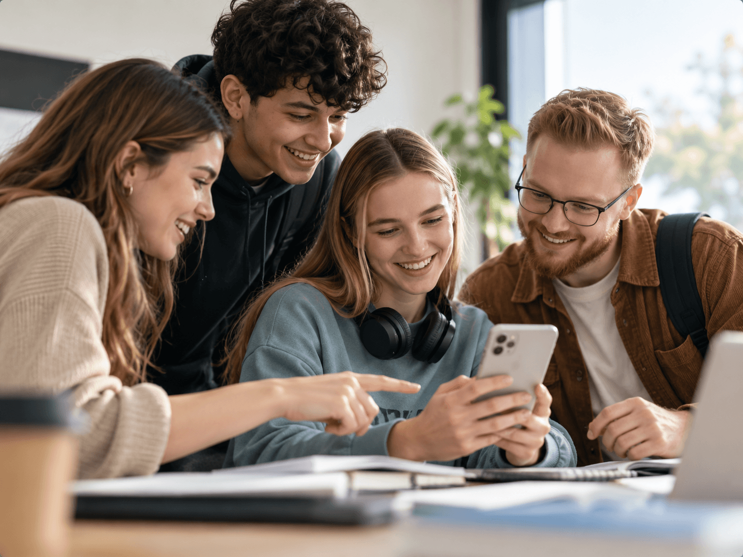 Schüler sehen sich die Berufsorientierung mit NexxUp an